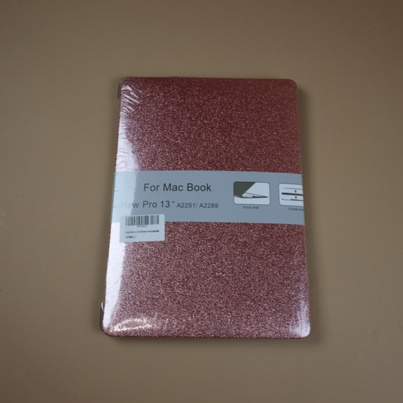 MacBook Pro 13 inch Case 2016-2020 - Rose Gold Sparkling - Picture 1 of 5